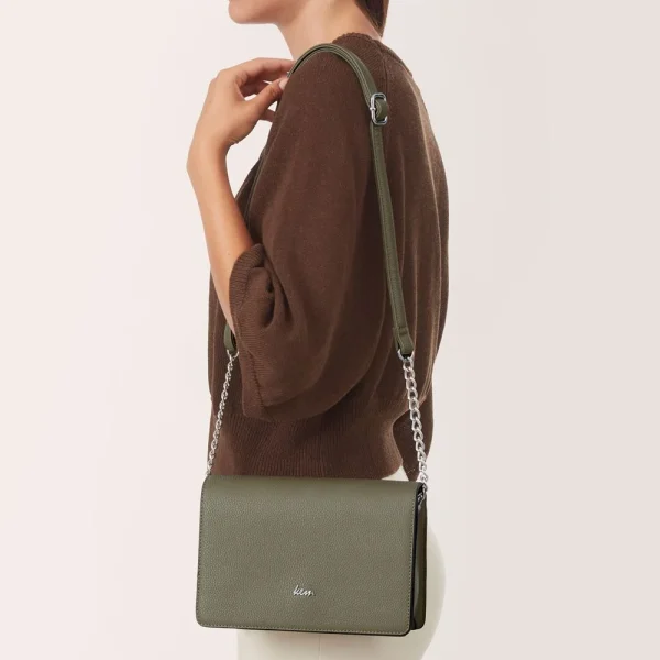 Τσάντα χιαστί σε συνθετικό υλικό Alce