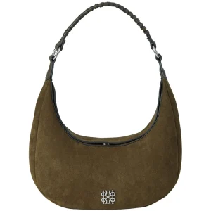 Tσάντα ώμου σε συνθετικό υλικό Velour