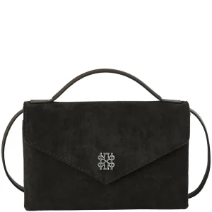 Tσάντα top handle σε συνθετικό υλικό Velour