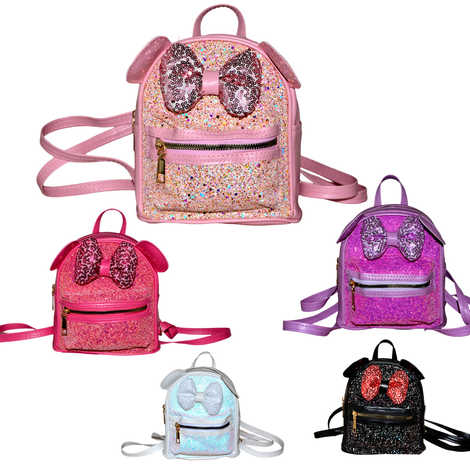 Παιδικό Τσαντάκι Πλάτης με Παγιέτες – 5 Χρώματα