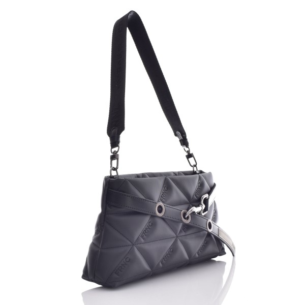 4163_BLK_2.jpg FRNC - FRANCESCO WATER REPELLENT SATIN SHOULDER 4163