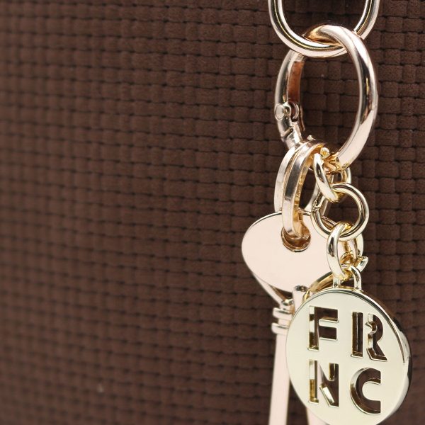 5571_cof_frnc-00001 Ψάθινη Γυναικεία Τσάντα Μέσης Καφέ | FRNC 5571