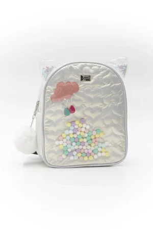 Παιδικό puffer σακίδιο με αφτάκια