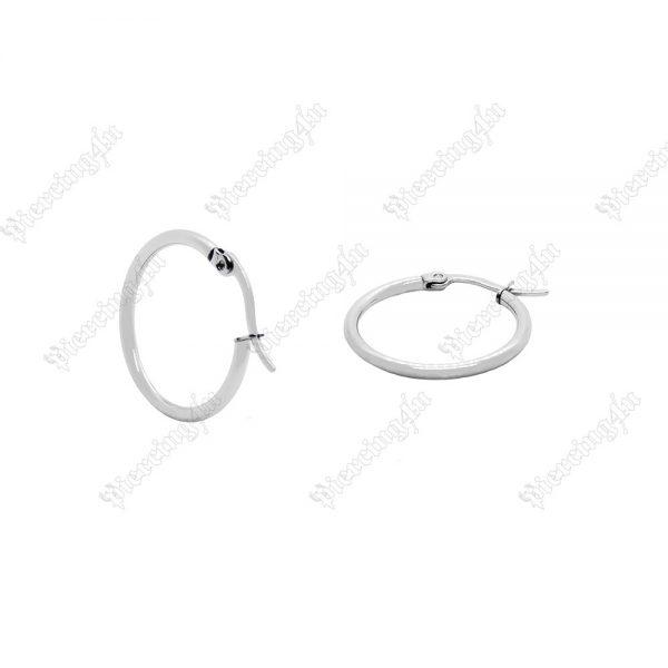 HP-0323-600x600 Σκουλαρίκι Κρίκος 2mm από Χειρ. Ατσάλι Ασημί