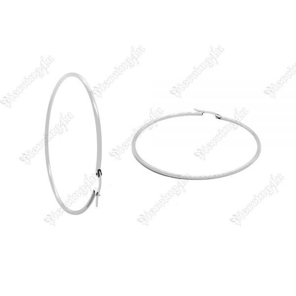 HP-0368-600x600 Σκουλαρίκι Κρίκος 2mm από Χειρ. Ατσάλι Ασημί
