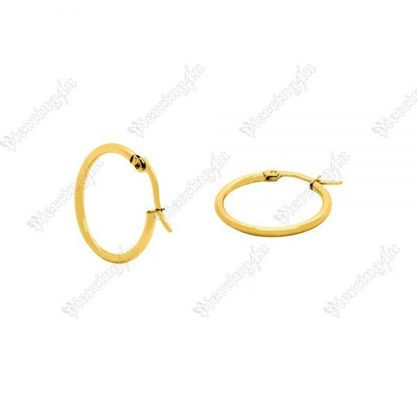 HP-0369-600x600 Σκουλαρίκι Κρίκος 2mm από Χειρ. Ατσάλι Χρυσό