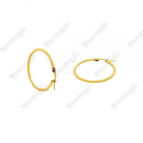 HP-0370-600x600 Σκουλαρίκι Κρίκος 2mm από Χειρ. Ατσάλι Χρυσό