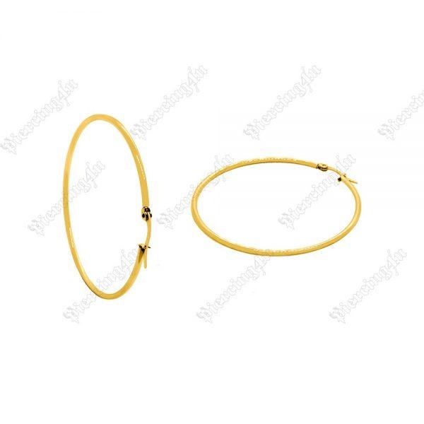HP-0372-600x600 Σκουλαρίκι Κρίκος 2mm από Χειρ. Ατσάλι Χρυσό