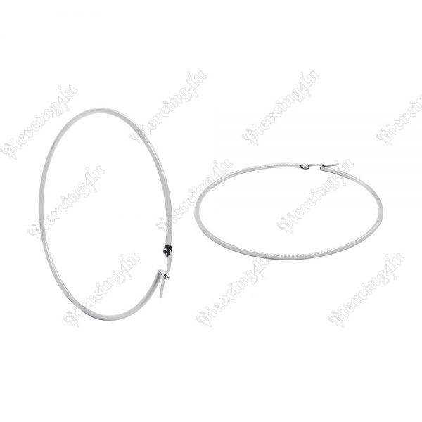 HP-0404-600x600 Σκουλαρίκι Κρίκος 2mm από Χειρ. Ατσάλι Ασημί