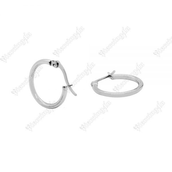 HP-0468-600x600 Σκουλαρίκι Κρίκος 2mm από Χειρ. Ατσάλι Ασημί