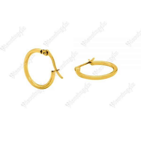 HP-0501-600x600 Σκουλαρίκι Κρίκος 2mm από Χειρ. Ατσάλι Χρυσό