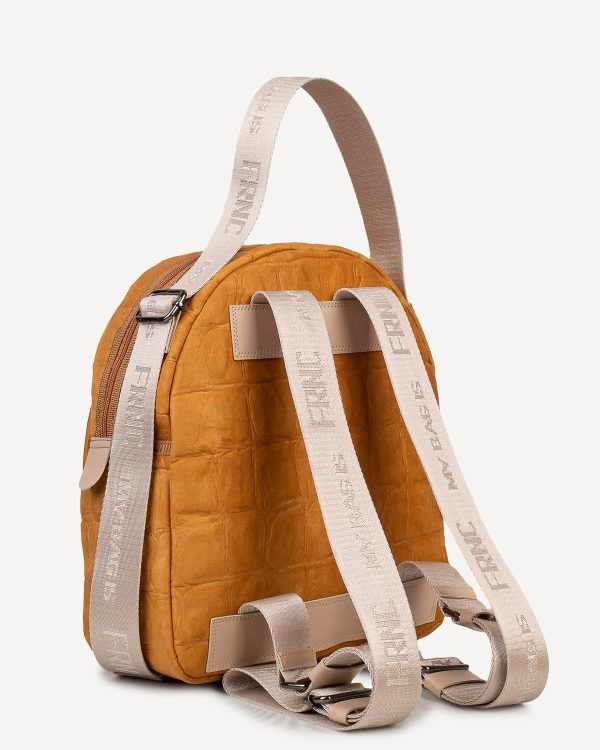 frn.01024-brb@3 FRNC Τσάντα Γυναικεία Πλάτης-Backpack 6133 BG Μπέζ