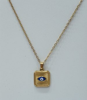 20260422_174858 Ατσάλινο κολιέ με λεπτή αλυσίδα σε χρυσό χρώμα .
