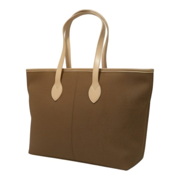 frnc-tsanta-omou-5578-kafe-mpez-4 FRNC Γυναικεία Τσάντα Nubuck Treccia 5578
