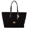 gynaikeia-tsanta-frnc-5578-blk FRNC Γυναικεία Τσάντα Nubuck Treccia 5578